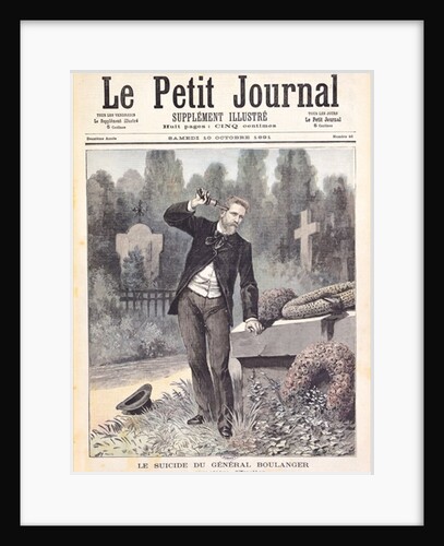 The Suicide of General Georges Ernest Boulanger in the Cemetery at Ixelles by Henri Meyer