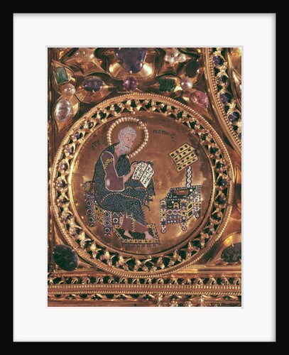 The Pala d'Oro, detail of St. Matthew by Byzantine Byzantine