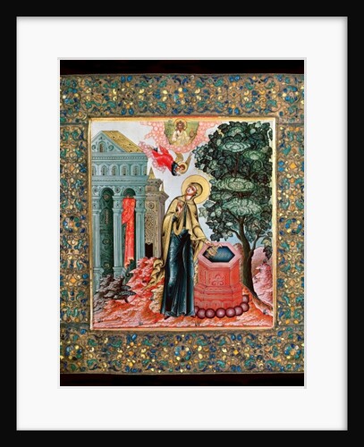 Annunciation at the Fountain by School Russian