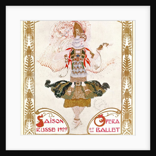 Cover of a programme for the Russian Season of Opera and Ballet, 1909 by Leon Bakst