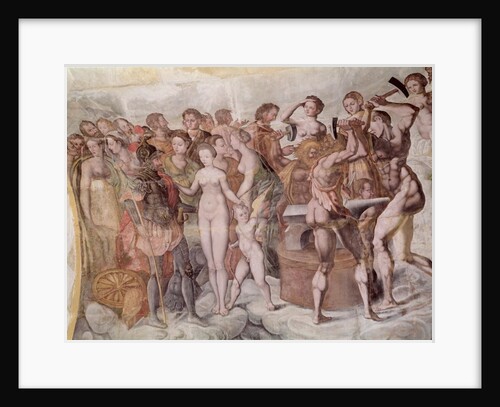 Tour de la Ligue. Members of the Medici Court as the Gods of Olympus by French School