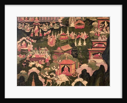 Parinirvana and the Death of Buddha by School Tibetan