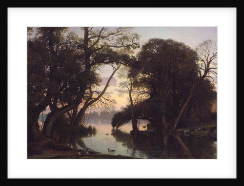 An Autumn Evening, 1852 by Nicolas Louis Cabat