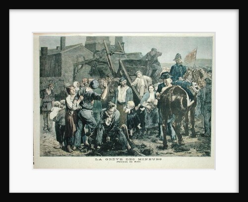 The Miner's Strike in Carmaux by Alfred Roll