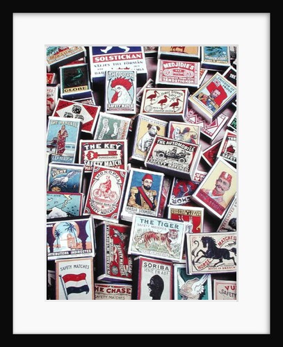 Various match boxes by Anonymous