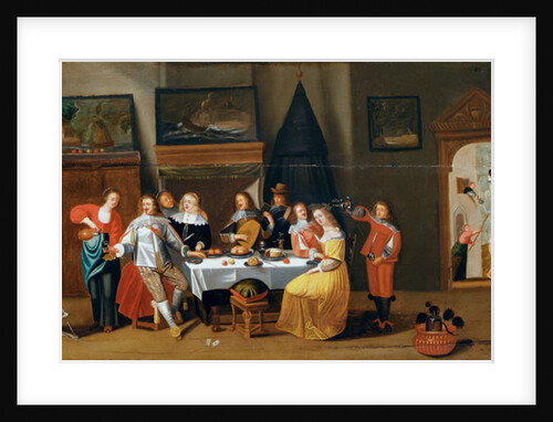 The Feast by Flemish School