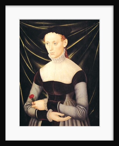 Woman with a Carnation by Lucas the Elder Cranach