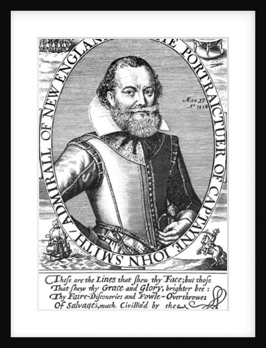 Captain John Smith 1st Governor of Virginia, 1616 by English School