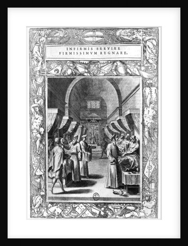 Hospitallers of the Order of St. John of Jerusalem Caring for the Sick by Philippe Thomassin