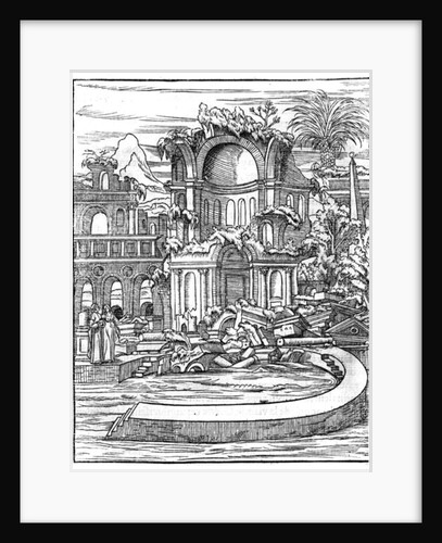 Roman Ruins by French School