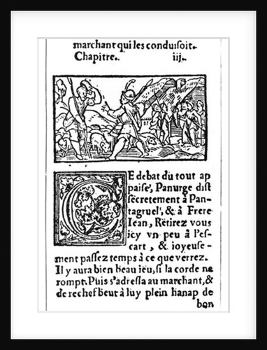 How Panurge Drowned the Sheep by (after) French School