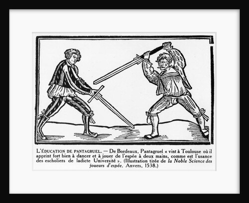 The Education of Pantagruel by French School