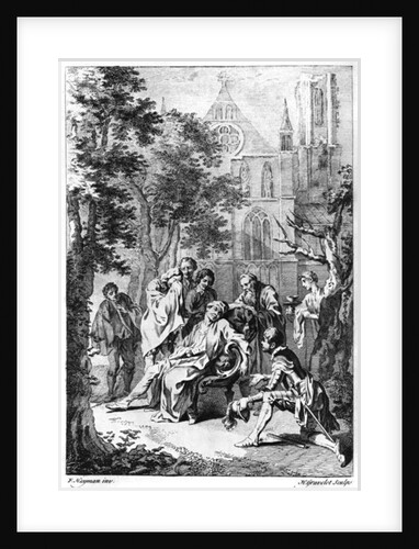 Act V, Scene VII from 'King John' by William Shakespeare by Francis (after) Hayman