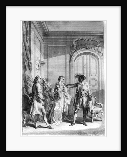 Scene from 'Othello' by William Shakespeare engraved by Hubert Gravelot by Francis (after) Hayman