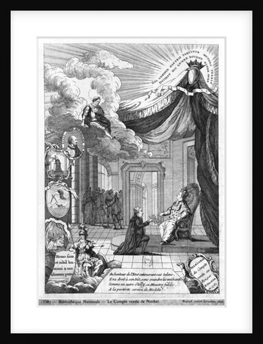 Allegory of the Report Given to Louis XVI by Jacques Necker in 1781 by French School