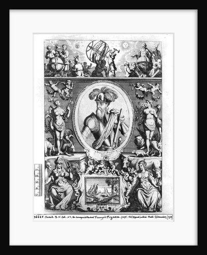 Portrait of Francisco Pizarro with allegorical figures by Gaspar Bouttats