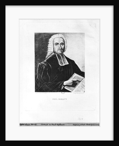 Portrait of Paul Rabaut by French School