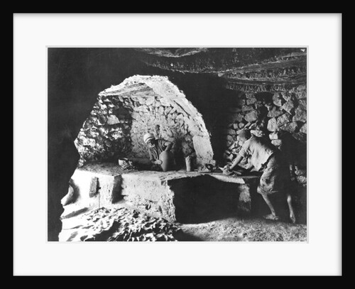 Tunisian Potter, Djerba island, c.1900 by French Photographer