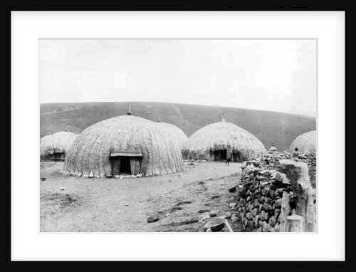 Kaffir Huts, South Africa, c.1914 by French Photographer
