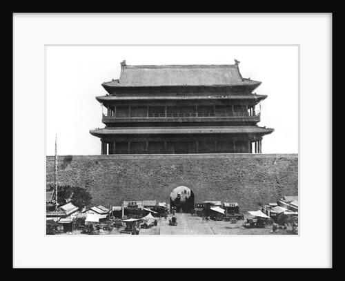 Entrance to the inner wall, Peking, China, c.1900 by French Photographer