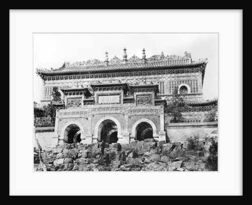Entrance of the Forbidden City in Peking, China, c.1900 by French Photographer