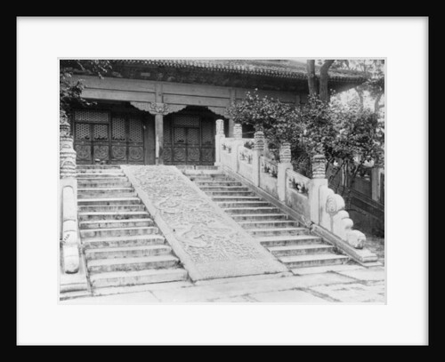 Tomb of the Emperor Yong Lo at Peking, China by French Photographer