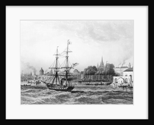 The Port of New Orleans by Charles de Lalaisse