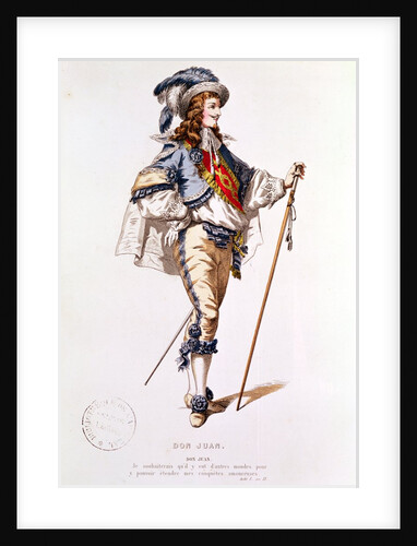Costume design for 'Don Juan' by Moliere by French School