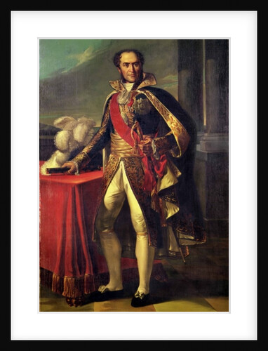 Guillaume Brune after a painting by Marie Guilhelmine Benoist by Eugene Battaille
