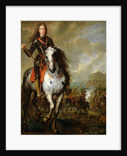 Equestrian Portrait of Prince Eugene de Savoie c.1700-10 by Flemish School