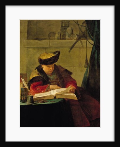 A Chemist in his Laboratory, or The Prompter, or A Philosopher giving a Lecture, 1734 by Jean-Baptiste Simeon Chardin