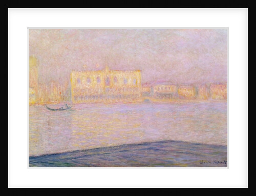The Ducal Palace from San Giorgio, 1908 by Claude Monet