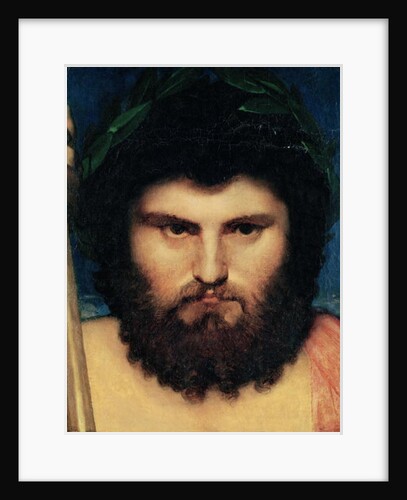 Head of Jupiter, study for Jupiter and Thetis, 1810 by Jean Auguste Dominique Ingres