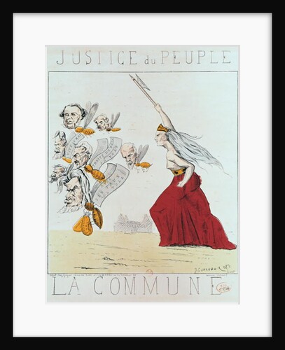 Allegory of the Commune, 1871 by J. Corseaux
