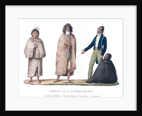 Natives of New Zealand by French School