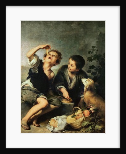 Children Eating a Pie, 1670-75 by Bartolome Esteban Murillo