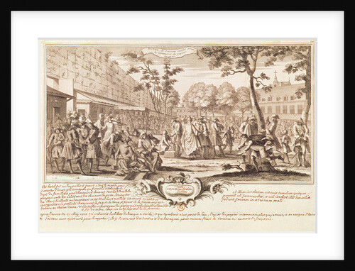 The Hotel de Soissons in 1720 by French School