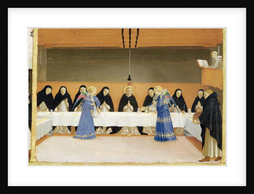 St. Dominic and his Companions Fed by Angels by Fra Angelico