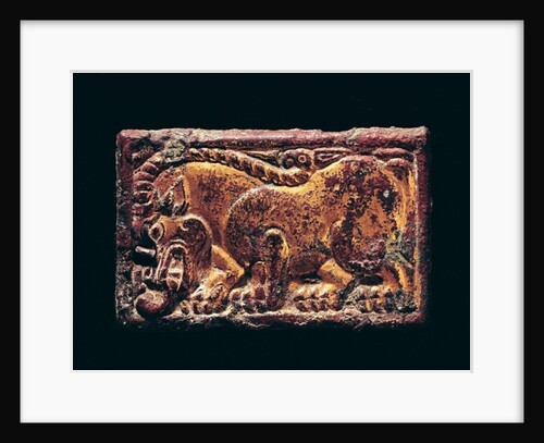 Ordos style plaque, 3rd-2nd century BC by School Chinese