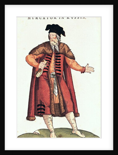 A Russian Merchant by French School