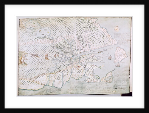 Map of the St. Lawrence Estuary by French School