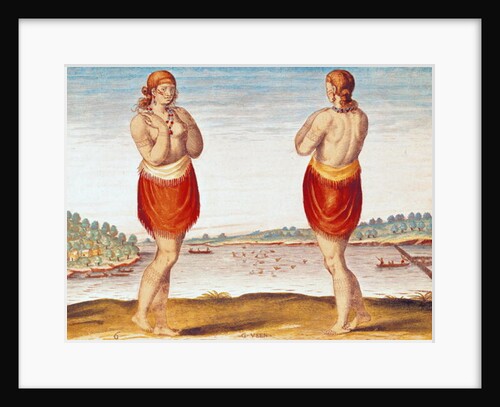 A Young Noblewoman from Secoton by Jacques Le Moyne