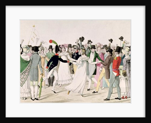 An Evening at the Tuileries in July 1815 by French School
