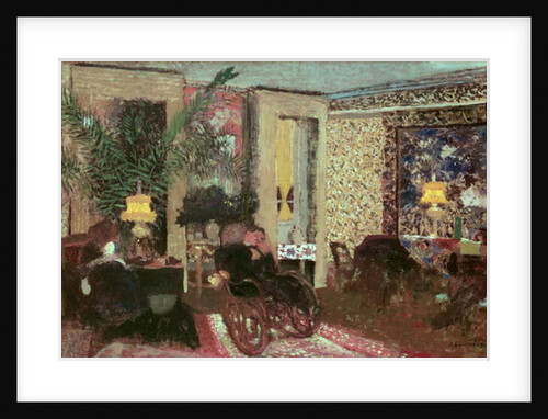 Interior or, The Salon with Three Lamps, 1899 by Edouard Vuillard