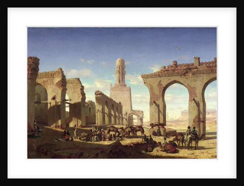 Ruins of the Mosque of the Caliph El Haken, Cairo, c.1840 by Prosper Georges Antoine Marilhat