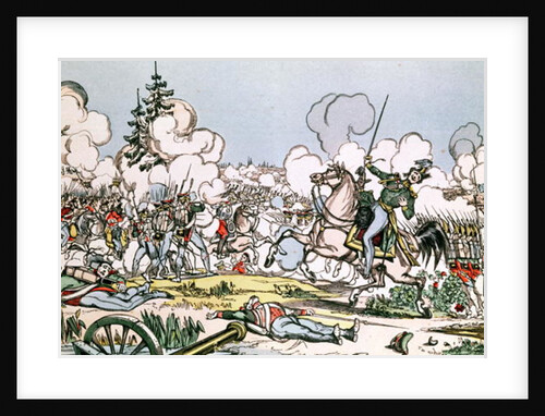 The Battle of Moscow, 7th September 1812 by French School