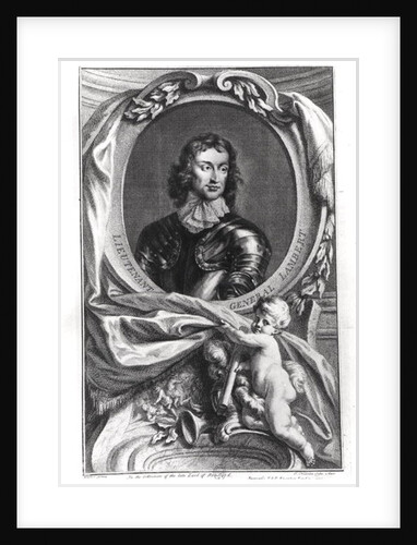 Portrait of Lieutenant General John Lambert engraved by Jacobus Houbraken by English School