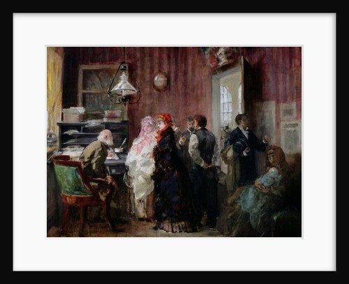 Birth, Town Hall of the 19th Arrondissement, c.1881 by Henri & Blanchon Emile Henri Gervex