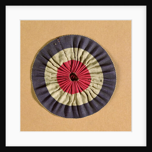 Tricolore Rosette by French School
