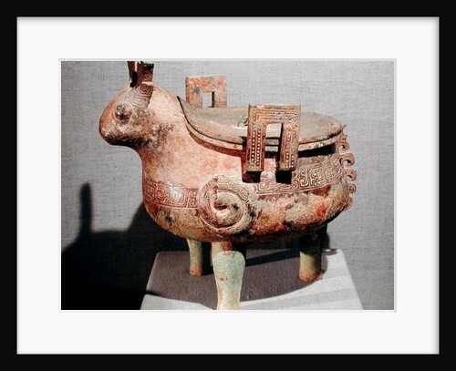 Sacrificial 'hsi-ting' animal figure, from Shucheng, Anhui, Chou Dynasty, 7th-6th century BC by School Chinese